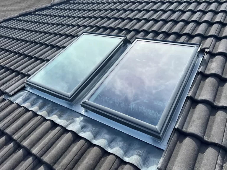 Coupled Velux on tile roof