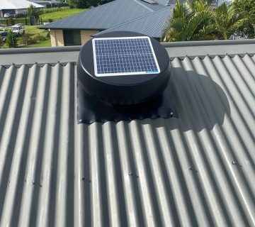 KSV300 on corrugated roof