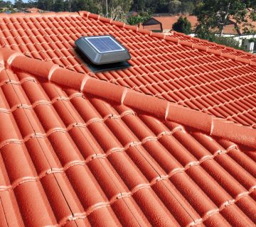 Solar Roof Ventilator to tile roof