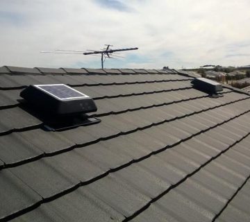 Solar Roof Ventilator to tile roof